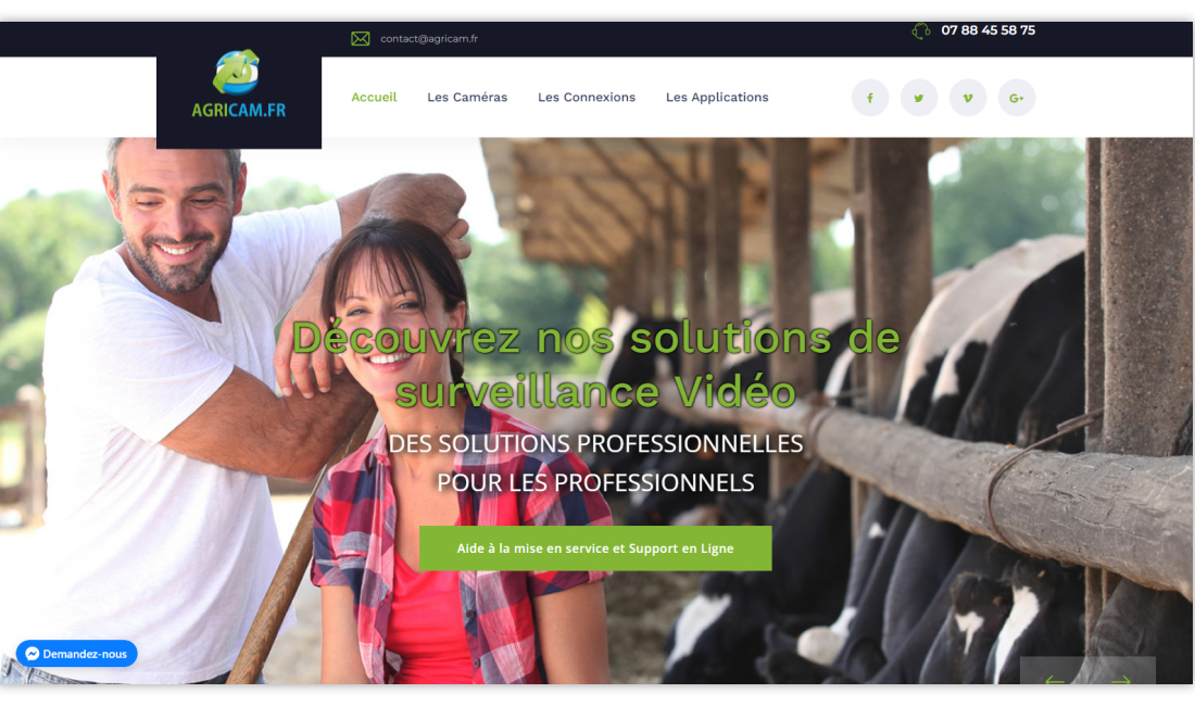 Mise a jour Sites Web en Aveyron